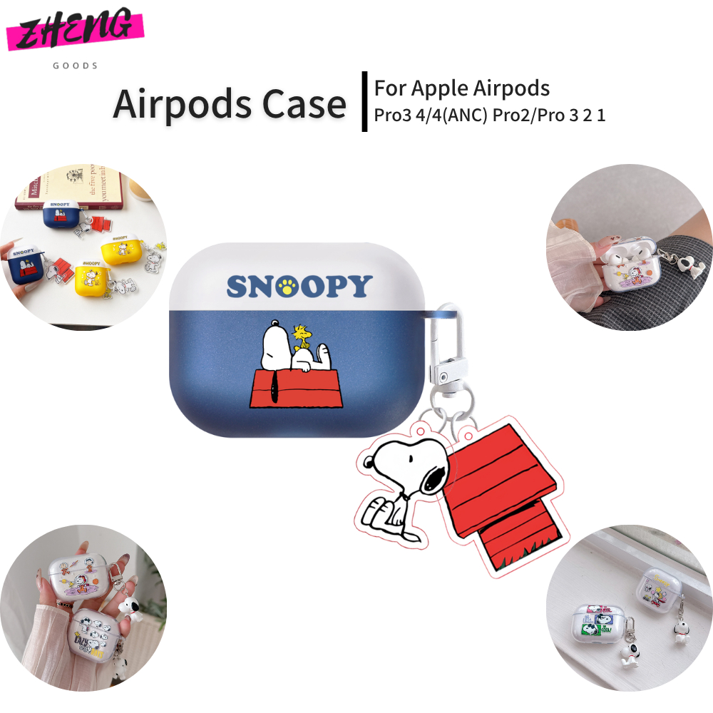 Snoopy Cho AirPods Pro3 Ốp Lưng AirPods 4 / 4 (ANC) Vỏ Tai Nghe TPU Chống Sốc Cho AirPods Pro3 4 / 4