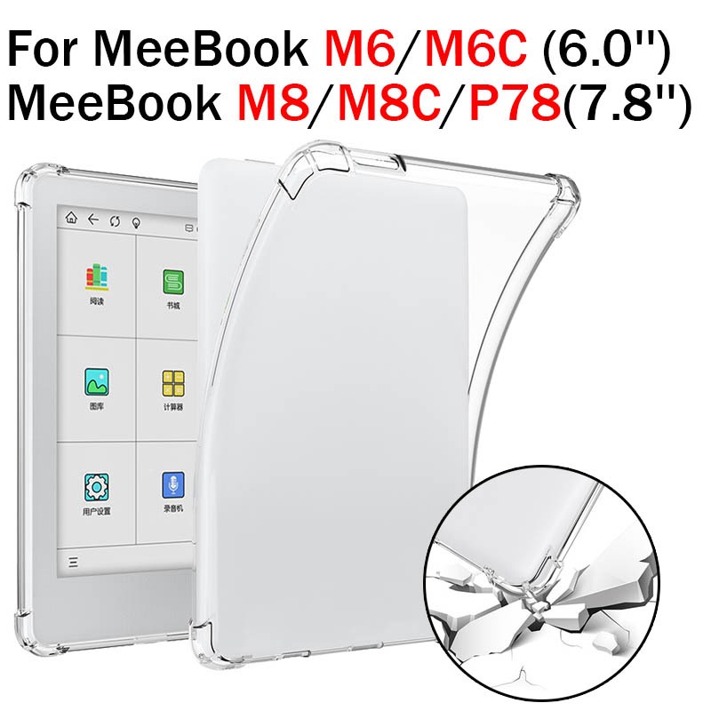 Dành Cho MeeBook M6 M6C 6.0 '' M8 M8C P78 7.8 '' DIY Trong Suốt Mềm TPU Ốp điện thoại Điện Tử Góc Ch