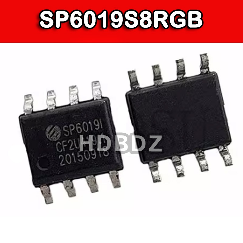 2~5PCS SP6019S8RGB SOP8 SP6019I Trình điều khiển chỉnh lưu đồng bộ Chip nguồn IC SMD