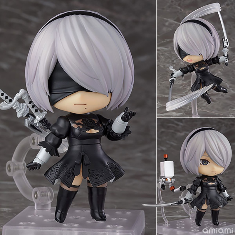 NieR Automata 2B Anime Hình YoRHa No.2 Loại B Nhân Vật Hành Động NieR Automata 2B Hình Bộ Sưu Tập Mô