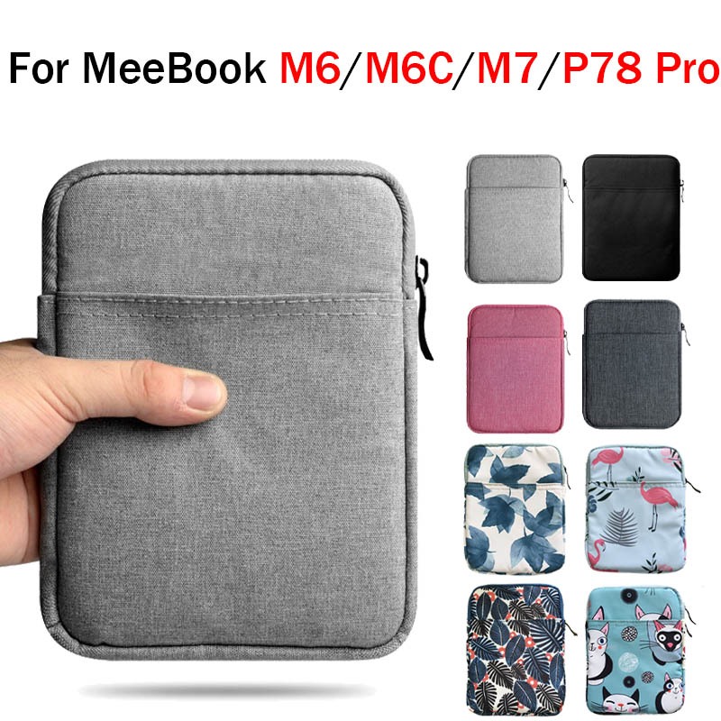 Dành cho MeeBook M6 M6C 6.0 '' M7 7.0 '' P78 Pro 7.8 '' Túi đựng vải thời trang E-Reader Túi đựng di