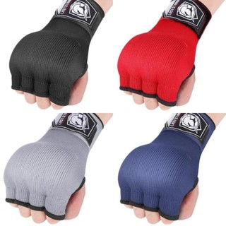 Găng Tay Đấm Bốc Nửa Ngón Gel Quấn Nhanh Cho Nam Nữ Muay Thái Sanda