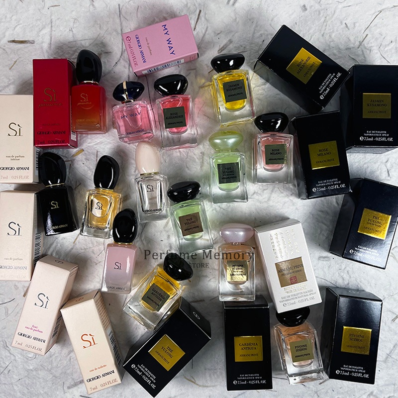 My Way, The Yulong, Gardenia Antigua, Pivotine Suzhou, Mini Test 7.5ml