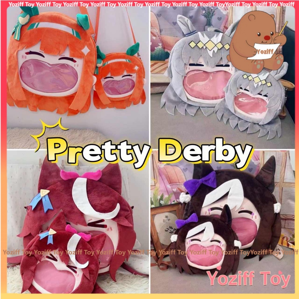 Umamusume Pretty Derby Oguri Cap Special Week Tokai Teio Silence Suzuka Cosplay Túi Đeo Vai Gothic N