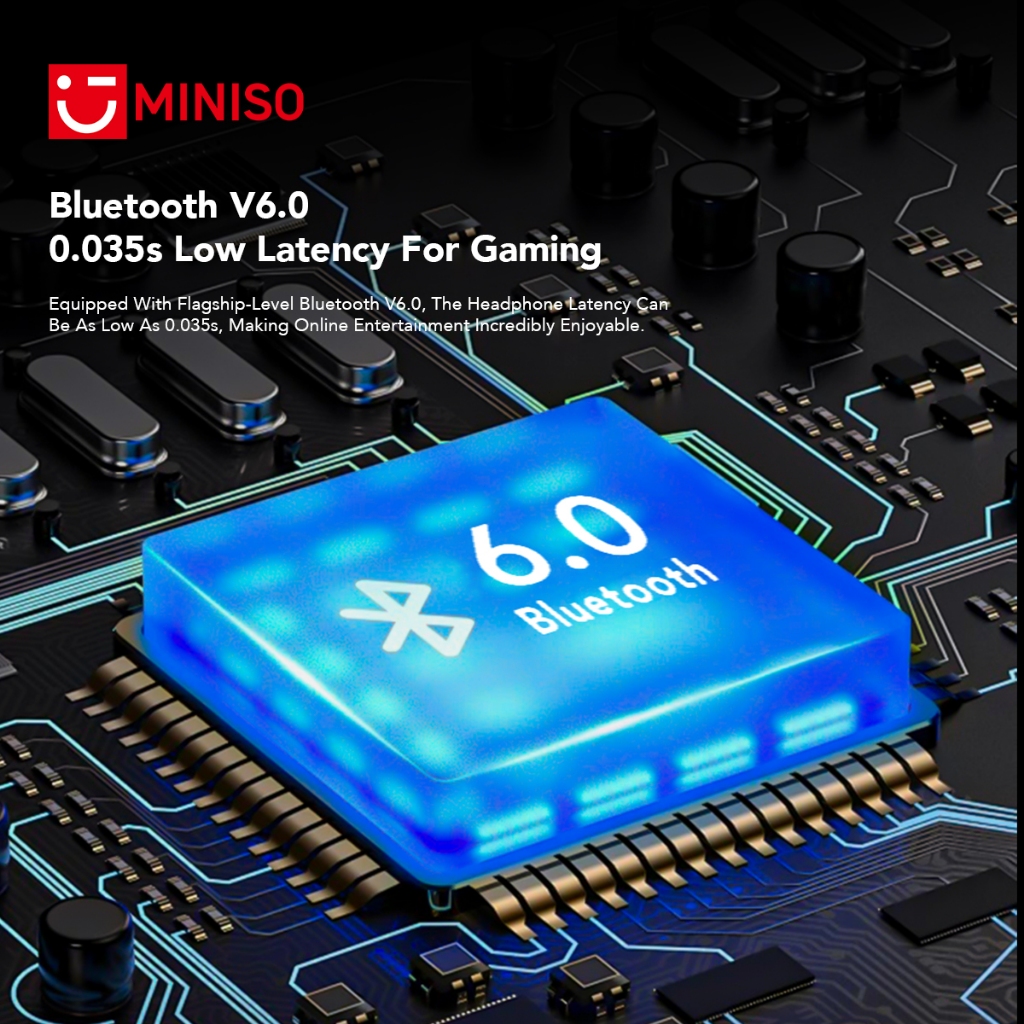 Miniso MS110 Tai nghe dịch AI Bluetooth 6.0 Dịch 134 ngôn ngữ Đèn LED nhấp nháy Chất lượng âm thanh HiFi Dịch video Thời lượng pin dài Chống nước Chống ồn Tai nghe nhét tai Tai nghe Bluetooth | BigBuy360 - bigbuy360.vn