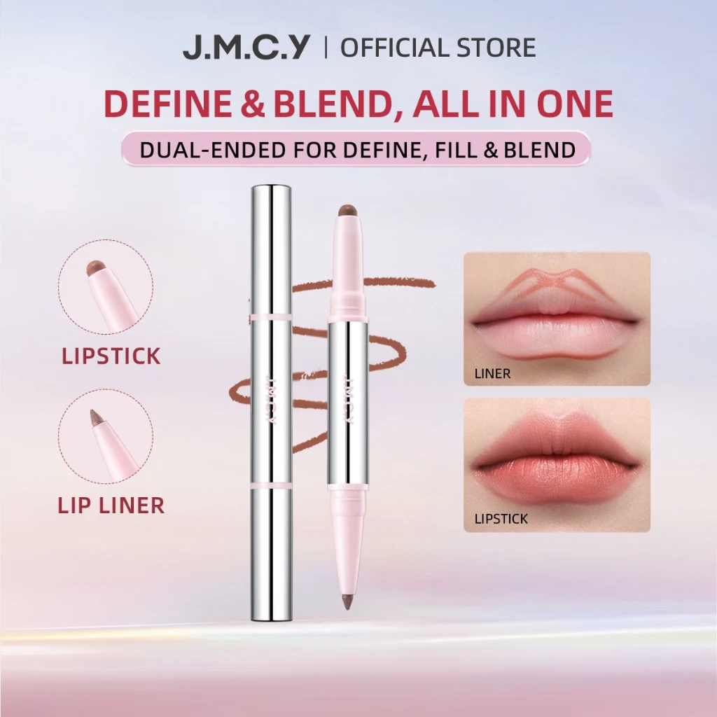 【Chì kẻ môi đa năng】JMCY 5 trong 1 Bút kẻ mắt đa năng Lip Liner hai đầu hai màu Son môi mờ và hiệu ứ