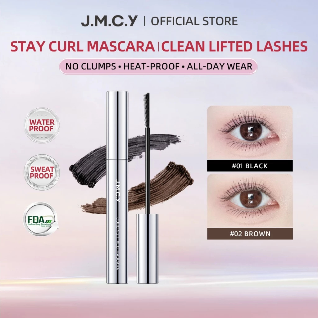 【Sử dụng cả ngày】JMCY Stay Curl Mascara Slim Brush dành cho lông mi nâng cao lâu trôi Mascara chống 