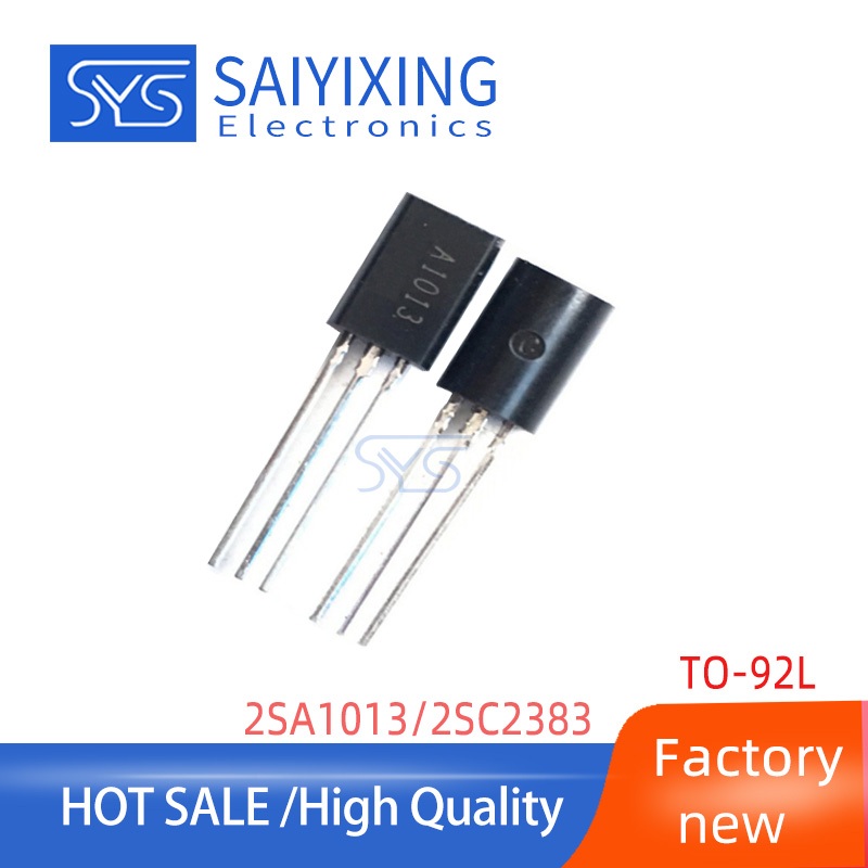 10 CÁI 2SA1013 2SC2383 A1013 C2383 TO-92L Bộ khuếch đại trong dòng Triode Duo Crystal Tube Chip