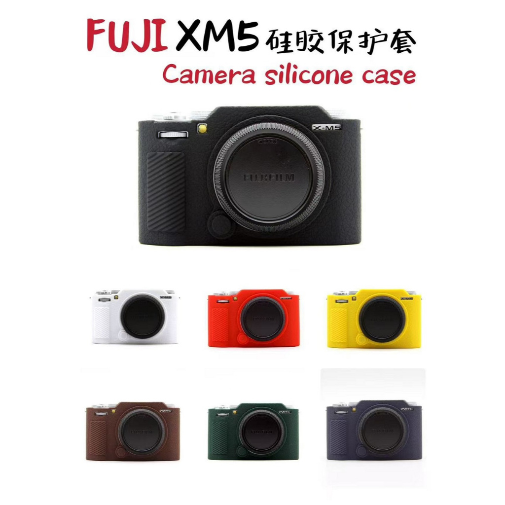 XM5 Silicone Camera Dành Cho Fujifilm XM5 X-M5 Cao Su Bảo Vệ Thân Túi Da