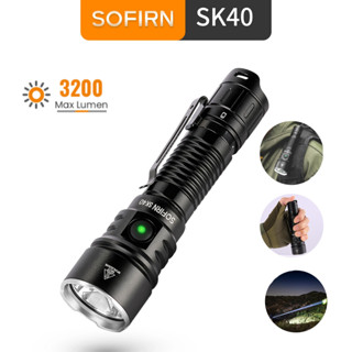  SOFIRN SK40 3200 lm 580 m Ném Đèn Pin Chiến Thuật 21700 USB-C Sạc Lại 