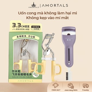  Kẹp Mi Mini AMORTALS Juanwang Kẹp Bấm Mi Inox Cao Cấp – Uốn Mi Tự Nhiên Không Kẹp Da Giữ Độ Cong Lâu 
