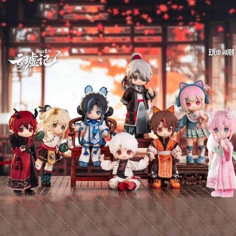 Nagi Yunxu Ji Series Blind Box 1 / 12 Bjd Di Động Khớp Hành Động Hình Đồ Chơi