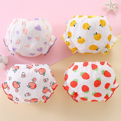 Adabaobao® ᵛⁿ Bé Theo Mùa Bán Chạy cotton Quần Lót Bé Gái 0 - 4 Y Quần Lót Quần Lót Gấu Bông Dễ Thương In Hình Short Sơ Sinh