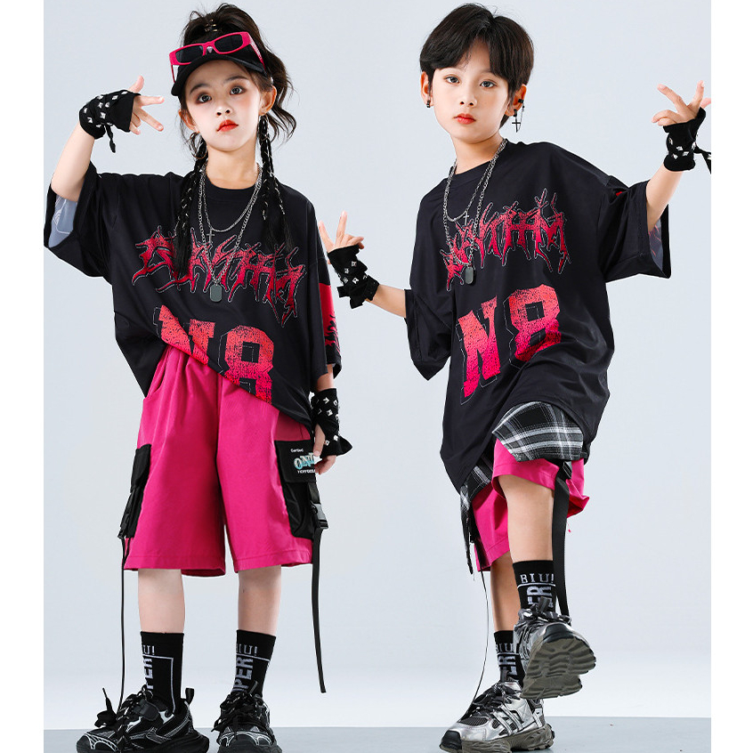 Đồ Nhảy Hiện Đại Đồ Biểu Diễn Cho Bé Gái Hiphop Đồ Biểu Diễn Nhảy Đồ Nhảy Cho Bé Trẻ Em Set Đồ Dance