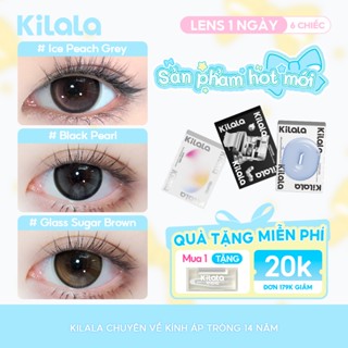  6 chiếc  Kính áp tròng Kilala  lens cận 1 ngày DIA 14.2mm có độ  0-7  