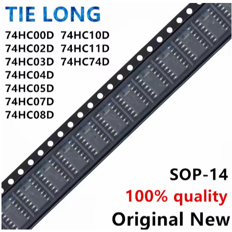 5 CHIẾC 74HC00D 74HC00 SN74HC00DR SOP-14 74HC02D 74HC03D 74HC04D 74HC05D 74HC07D 74HC08D 74HC10D 74H