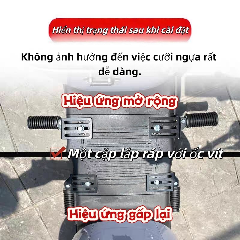 1 Cặp Lắp Ráp Gác Gác Chân Trước/Xe Điện Và Xe Máy Trước Xe Điện Bàn Đạp Phía Xe Đạp Sửa Đổi Bàn Đạp