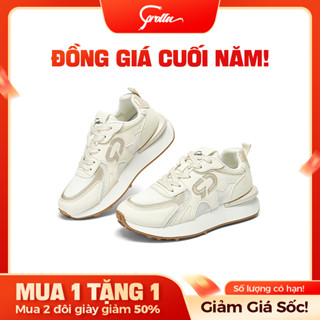  【Mua 1 Tặng 1,mua 2 đôi giày giảm 50% Đặt mua hai đôi giày chỉ với 349.999!Corolla Giày Thể Thao Sneaker Nữ Phong Cách Hàn Quốc Giày Di Học Dế Cao 4.5CM Chống Trượt Dộ Co Giãn Cao Kháng Khuẩn Thoáng KhíGiày Giày Lười Shoes【Nên mua kích cỡ lớn hơn  