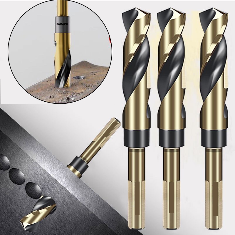 Mũi khoan chân phẳng giảm 8% Cobalt M42 chuyên nghiệp, đường kính 12-35mm Tay cầm bằng nhau chịu lực