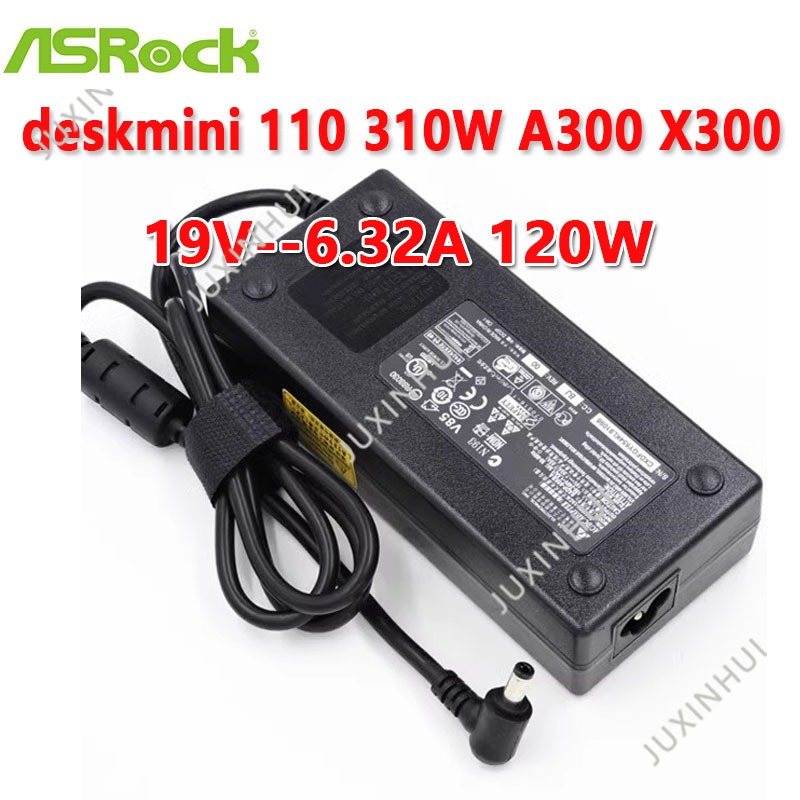 ASRock deskmini 110 310W A300 X300 bộ chuyển đổi nguồn hệ thống xương trần 19V 6.32A