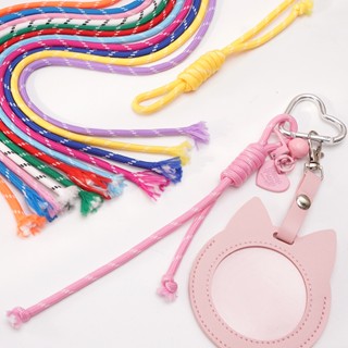 Bộ nhảy dây polyester nhiều màu hình hoa cho đồ trang sức và móc chìa khóa DIY