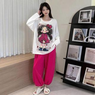  ÁO NGỦ NỮ CAO CẤP 4 MÙA Chất cotton mềm mại có đệm ngực - Full set áo dài ngắn + quần dài ngắn 【HOT Mẫu mã đa dạng - Ship COD toàn quốc  