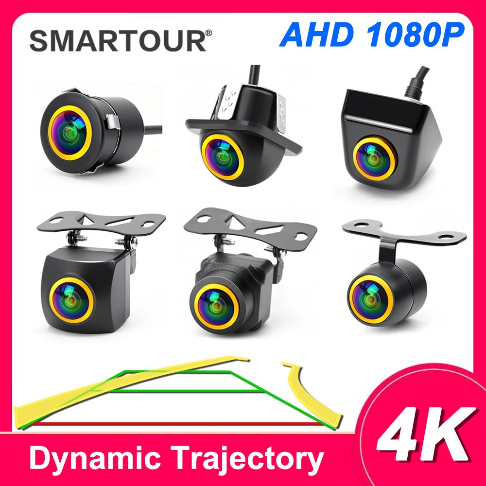 Camera lùi HD AHD 1080P Camera lùi quỹ đạo động Camera quan sát phía sau Xe Hình ảnh quỹ đạo năng độ