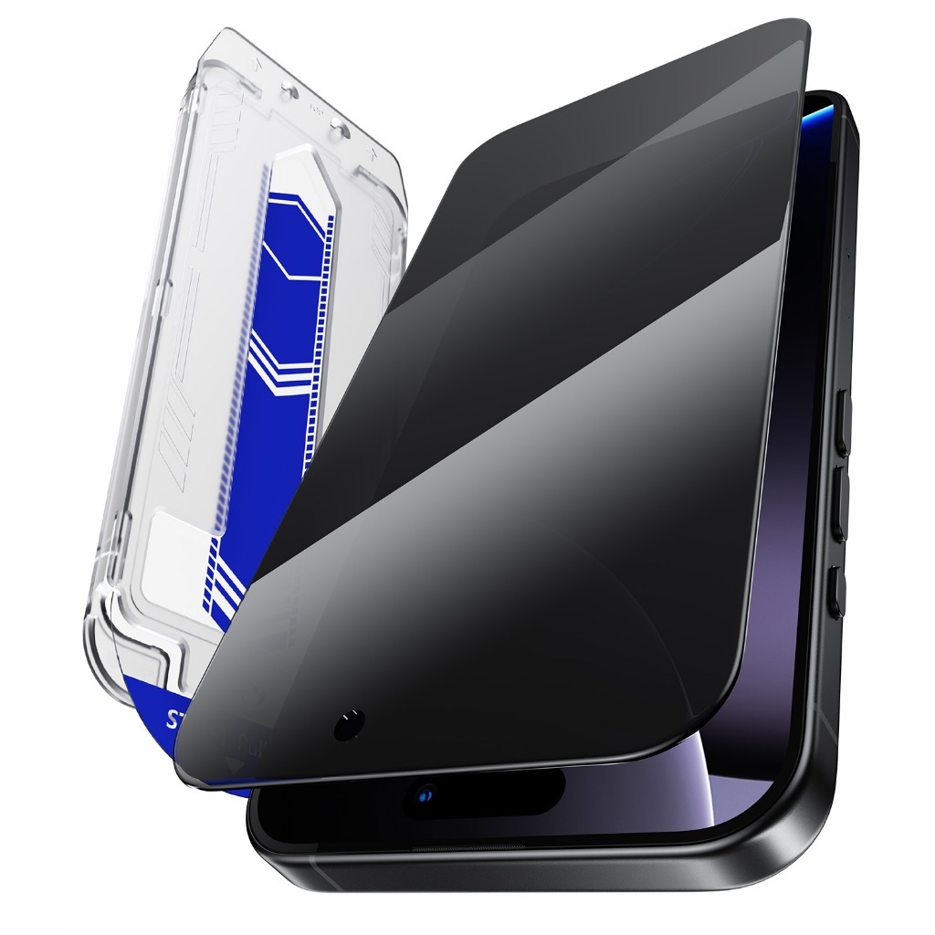 [iPhone 17PM Black Edge] Kính cường lực WSKEN Chống cháy nổ, Chống vân tay, HD Clear, Thân thiện với