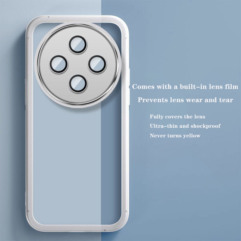 Dành Cho Vivo Y500 Pro Vỏ Điện Thoại Bao Phủ Toàn Bộ Ống Kính Sang Trọng Trong Suốt Siêu Mỏng Và Chố