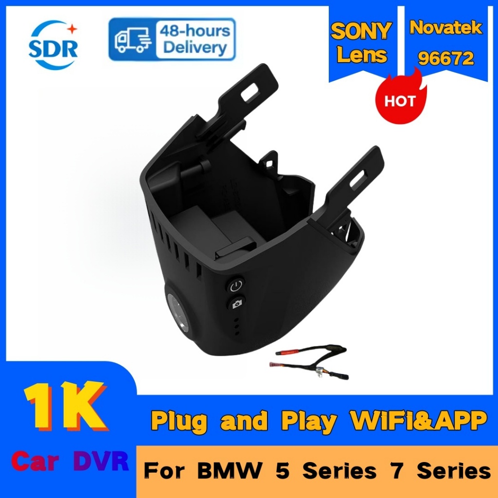 4K HD 2160P Cắm Và Chạy Xe DVR Đầu Ghi Hình Wifi Dash Cam Cho Xe BMW 5 Series 7 Series Phiên Bản Thấ