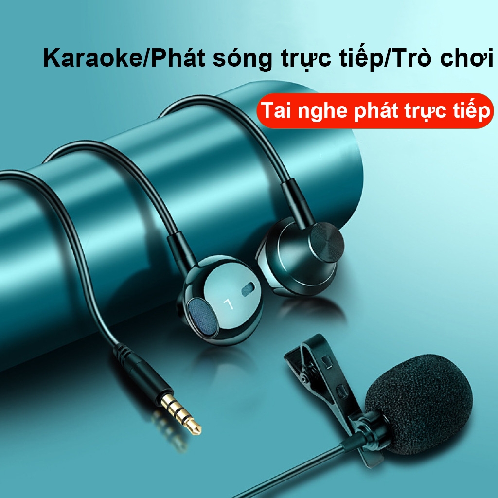 SPRISE K10 Bass Có Dây Tai Nghe Có Lavalier Mic Khử Tiếng Ồn HiFi Live Tai Nghe Tai Nghe Đa Năng 3.5mm / TypeC | BigBuy360 - bigbuy360.vn