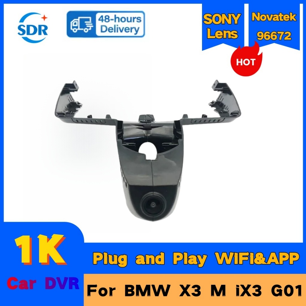 4K 2160P Cắm Và Chạy Xe DVR Đầu Ghi Video Dash Cam Camera Cho Xe BMW X3 M iX3 G01 2023 2022 2021 202