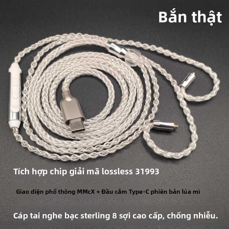 [Cáp tai nghe nâng cấp hoàn toàn mới 2025] Cáp tai nghe 3,5mm / 4,4mm / typeC Ba phích cắm MMCX | Độ phân giải cao không mất | BigBuy360 - bigbuy360.vn