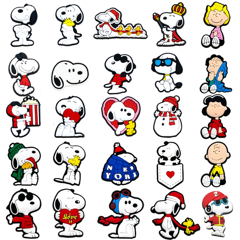 Hot 1 Chiếc Giày Chó Trắng Quyến Rũ Phụ Kiện Trang Trí Dép Dép Khóa Quà Tặng