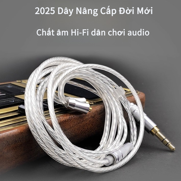 [Cáp tai nghe nâng cấp hoàn toàn mới 2025] Cáp tai nghe 3,5mm / 4,4mm / typeC Ba phích cắm MMCX | Độ phân giải cao không mất