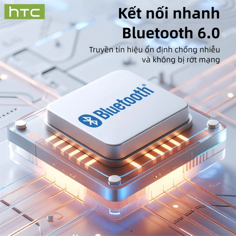 HTC NE63 Tai nghe dịch thuật AI Hỗ trợ dịch thuật theo thời gian thực Bluetooth 6.0 Âm thanh nổi HiFi Khả năng chống nước IPX5 Microphone chống ồn tối ưu hóa ASMR | BigBuy360 - bigbuy360.vn