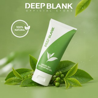  DEEP BLANK Gel Tẩy Da Chết Làm Trắng Trà Xanh Kiểm Soát Dầu Ngừa Mụn 60g Skincare Tẩy Da Chiết Xuất Thảo Dược 