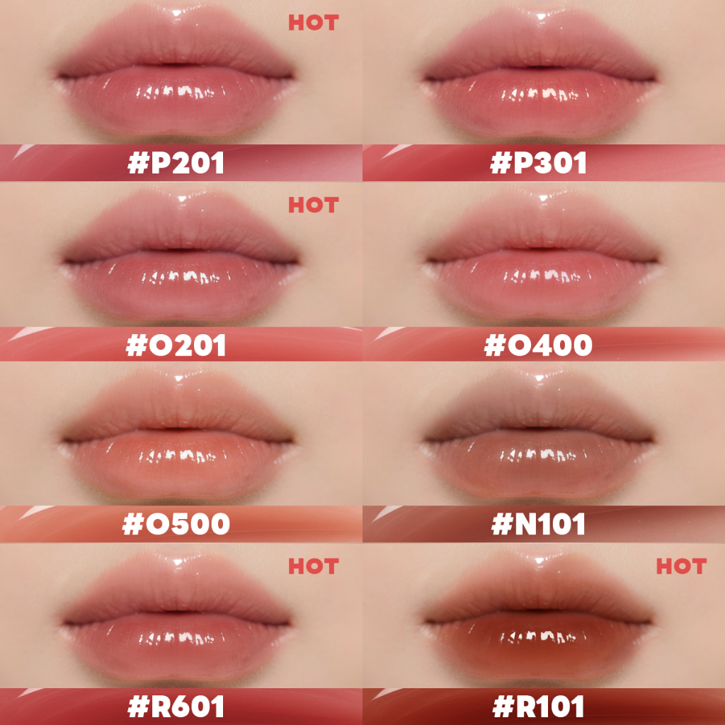 MAGEFY Son Tint Watery Glow Hiệu Ứng Mặt Gương, Dưỡng Ẩm 12H  KHÔNG DÍNH CỐC MF-L02 | BigBuy360 - bigbuy360.vn
