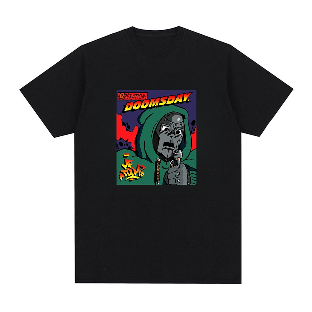 MF DOOM - Rap / HipHop - Bìa Album - Doomsday Classic Tee 100% Cotton Loose Thoáng Khí Thoải Mái Top
