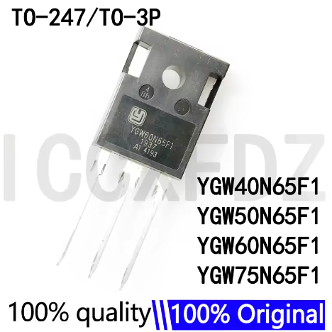 1-5 CÁI 100% Mới YGW40N65F1 TO-247 TO-3P YGW50N65F1 YGW60N65F1 YGW75N65F1 40N65 50N65 60N65 75N65 IC