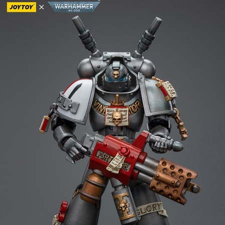 (Hàng Có Sẵn) Mô Hình Hiệp Sĩ Grey Knights Interceptor Squad Interceptor Có Incinerator (4 Inch)