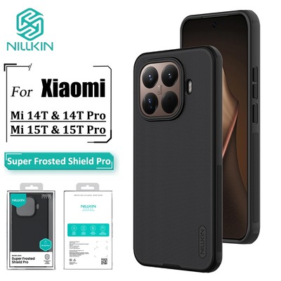 Ốp Nillkin Cho Xiaomi 15T Pro 14T Pro 15T Ốp Điện Thoại Frosted Shield Pro Chống Vân Tay Chống Sốc Ốp Lưng
