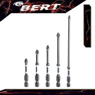  BERT🇻🇳|Bộ tua vít chống trượt tác động từ tính Phillips Bit 5 chiếc chèn S2 thép PH2 Bộ tua vít 