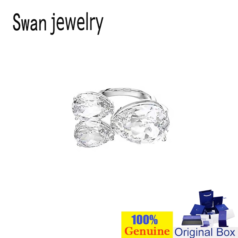 33J Thiên Nga Nhẫn Nhẫn Idyllia Thiên Nga Trang Sức Moissanite Nhẫn Đính Hôn Thiên Nga Trang Sức Nữ 