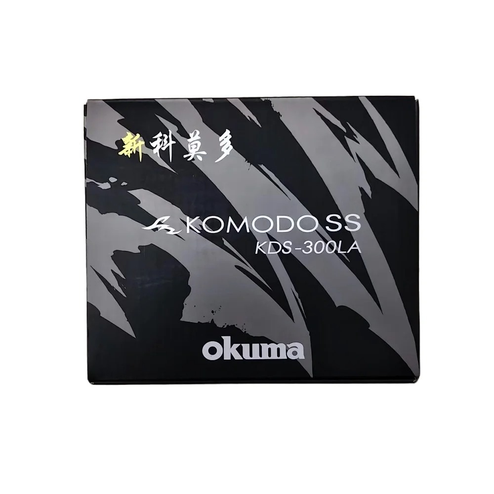 Máy câu cá OKUMA 2025 Model Komodo SS với tay cầm dự phòng