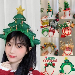  Kẹp Tóc Hình Sừng Hươu Dễ Thương Vui Nhộn Cho Nữ Băng đô hình cây thông Noel phát sáng dành cho nam và nữ 