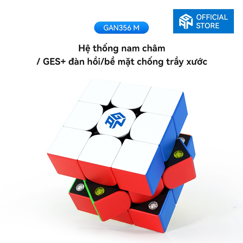 Khối Rubik GAN 356 M 3x3 GAN356 ME Cuộc thi chuyên nghiệp Quà tặng đồ chơi trẻ em