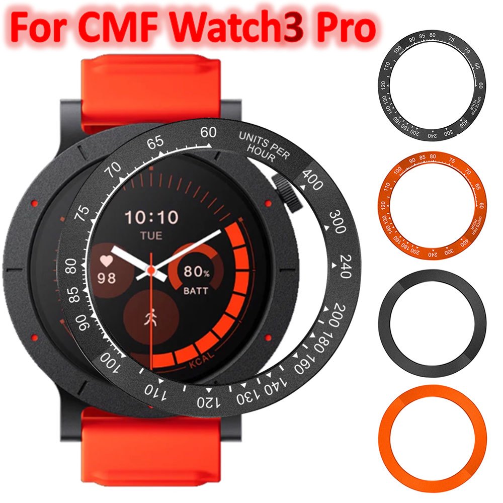 Viền Vòng Dành Cho CMF Watch3 Pro Đồng Hồ Thông Minh Phụ Kiện Nhựa Bảo Vệ Màn Hình Vỏ Ốp Lưng PC Chấ