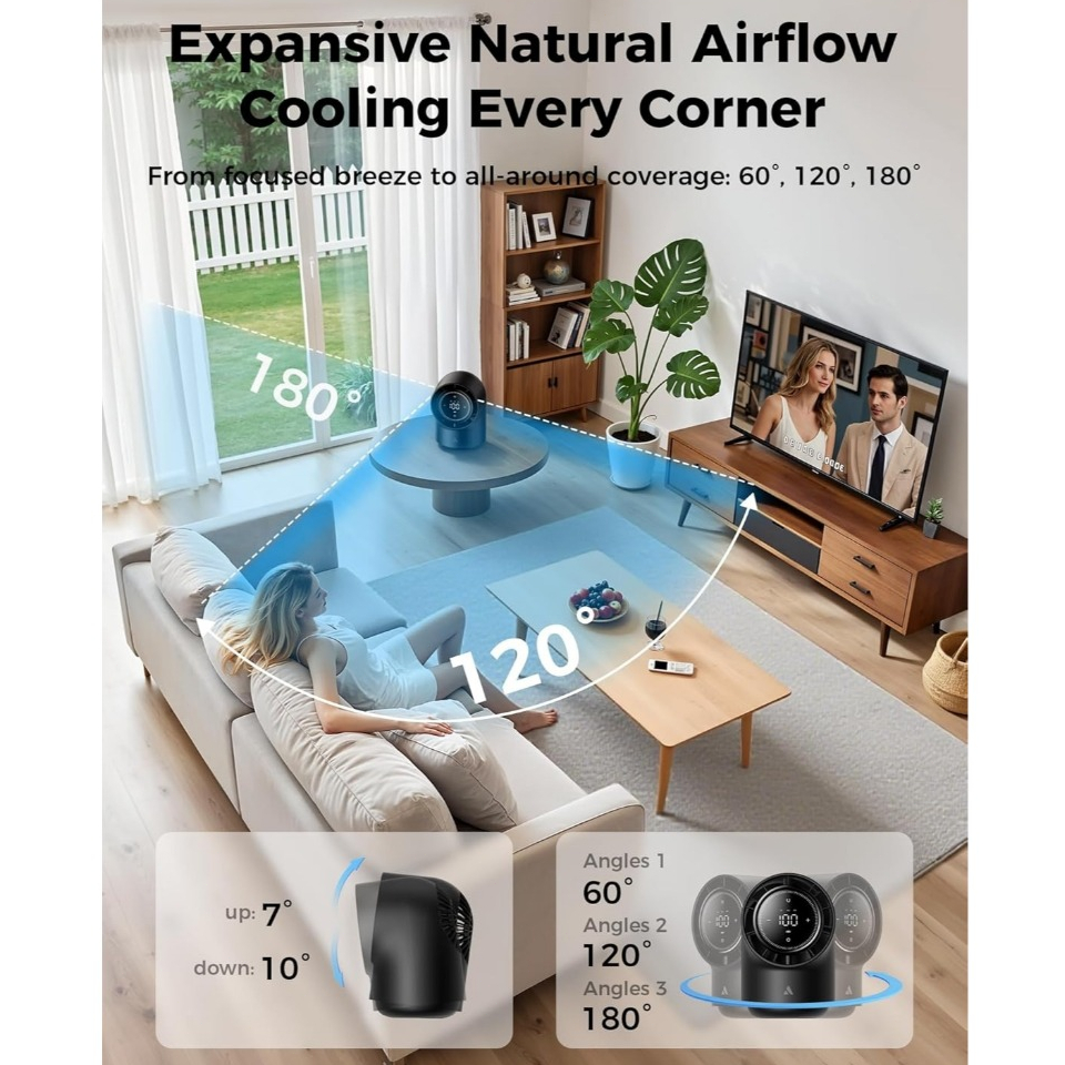 Aecooly Chic 01 Quạt Bàn Tốc Độ Cao Quạt Di Động Trẻ Em USB Cầm Tay Quạt Làm Mát Nhỏ | BigBuy360 - bigbuy360.vn