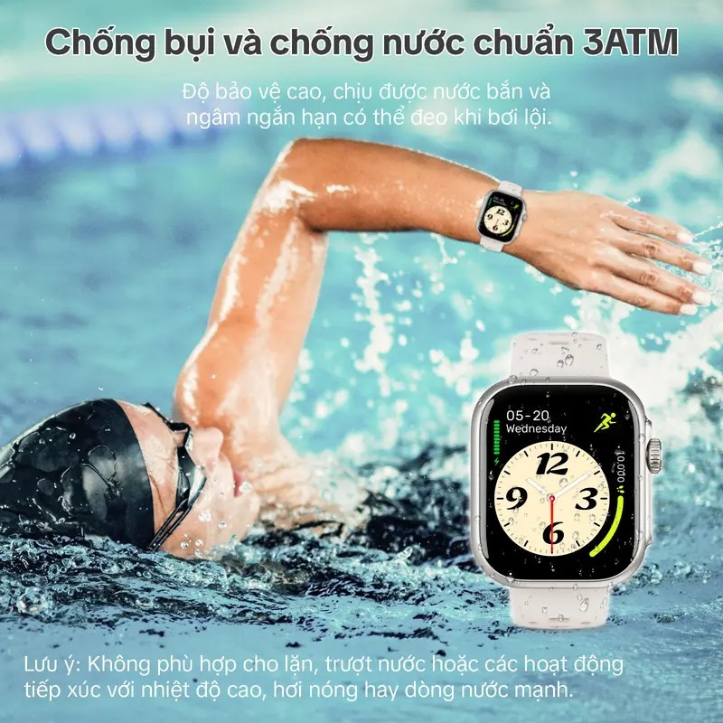 Đồng hồ thông minh GOOJODOQ có GPS, trợ lý giọng nói Alexa, khả năng chống nước 3ATM (an toàn khi bơi), theo dõi đồng hồ thể thao, gọi điện qua Bluetooth và hơn 100 chế độ thể thao. | BigBuy360 - bigbuy360.vn